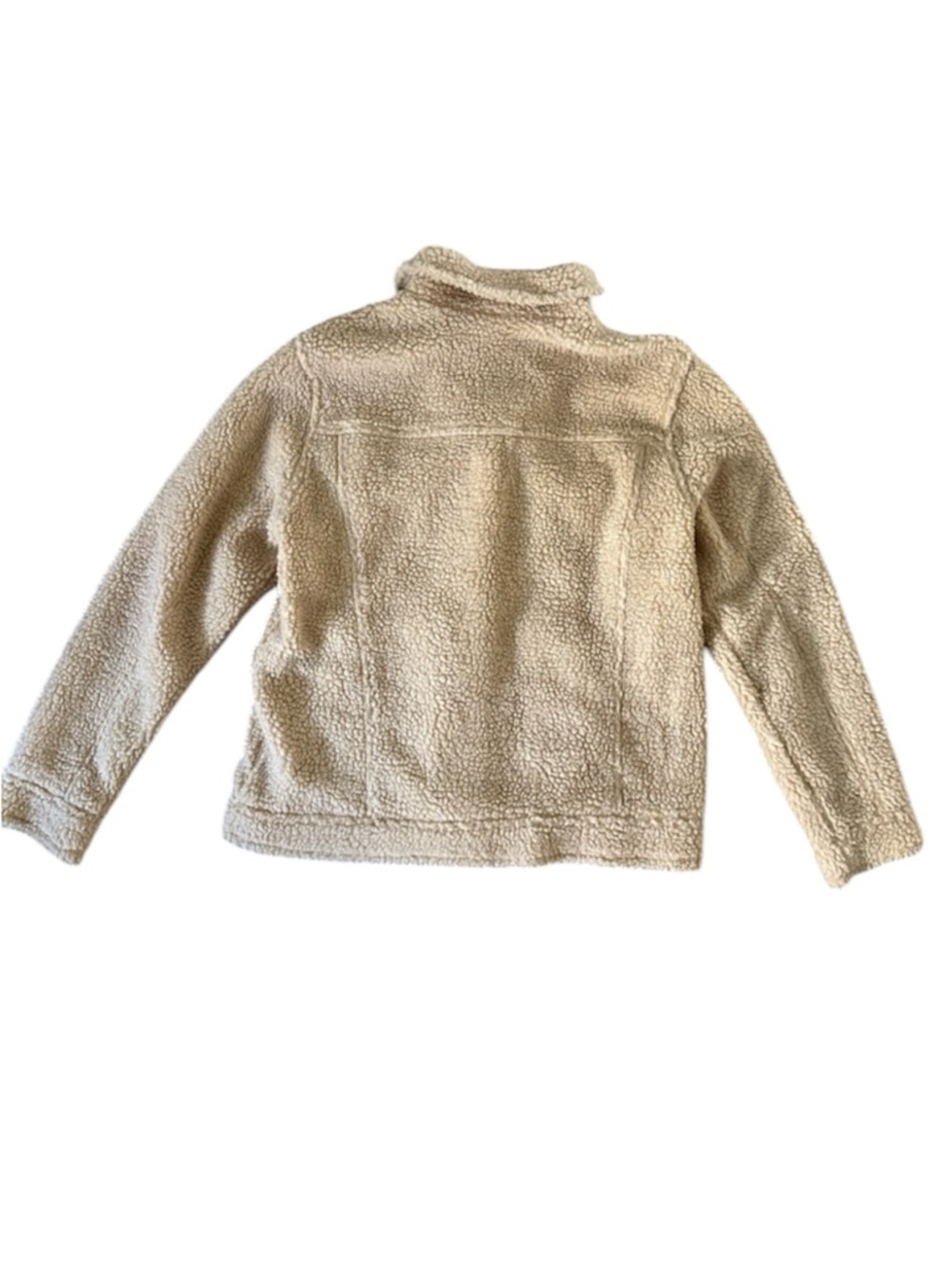 Hollister Women's Cream Teddy Jacket - Picture 2 of 5
